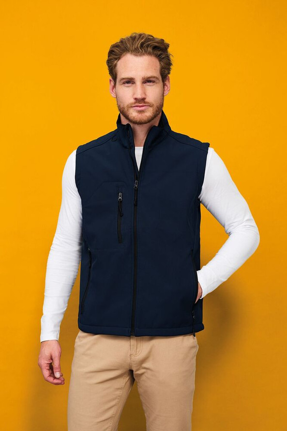 SOL'S 46601 - RALLYE MEN Sleeveless Soft Shell Jacket