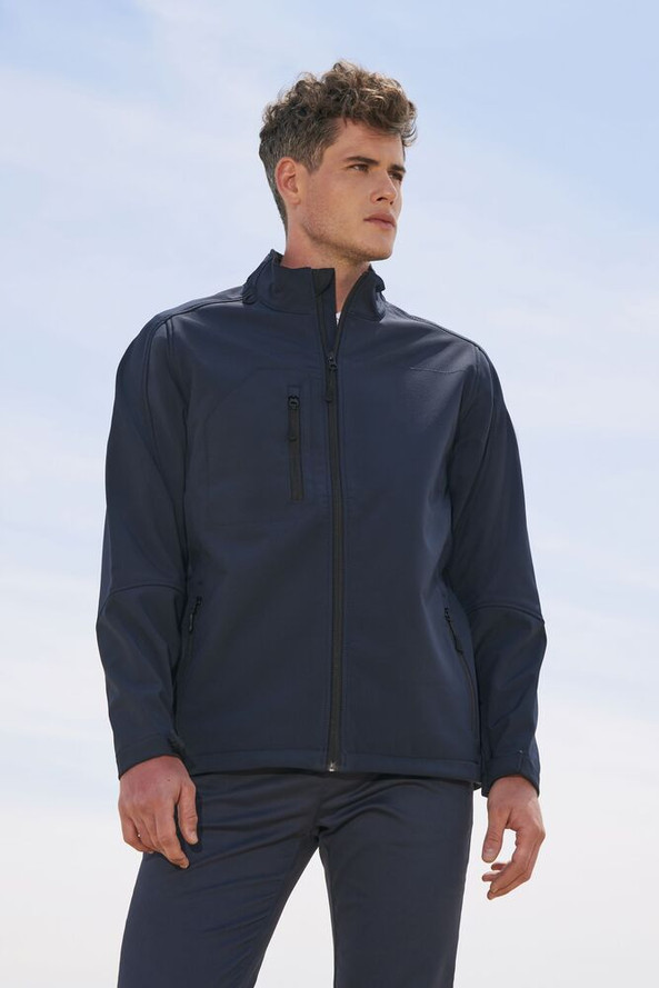 SOL'S 46600 - RELAX Men's Soft Shell Zipped Jacket