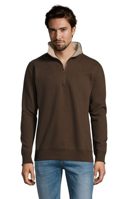 SOL'S 47300 - SCOTT Men's Trucker Neck Sweatshirt (1/4 Zip)