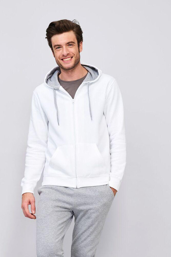 SOL'S 46900 - SOUL MEN Contrasted Jacket With Lined Hood