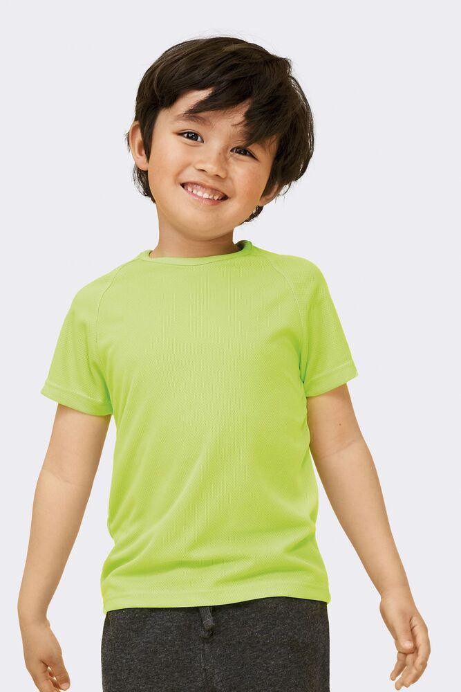 Maglietta Oversize Maglietta Verde Bambino Manica Lunga T-SHIRT