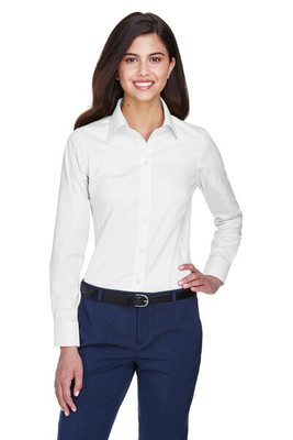Devon & Jones D630W - Ladies Crown Collection Solid Oxford