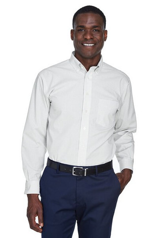 Devon & Jones D640 - Mens Crown Collection Gingham Check