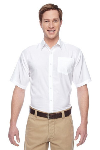 Harriton M610S - Mens Paradise Short-Sleeve Performance Shirt