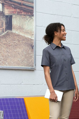 Harriton M580W - Ladies Key West Short-Sleeve Performance Staff Shirt