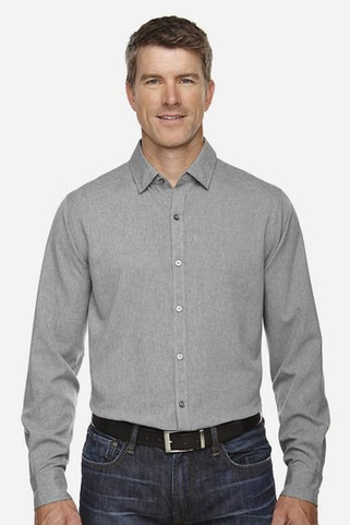 Ash City North End Sport Blue 88802 - Mens Mélange Performance Shirt