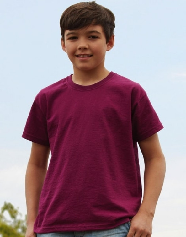 Fruit of the Loom 61-019-0 - Premium Kids Cotton Tee with Enhanced Printability