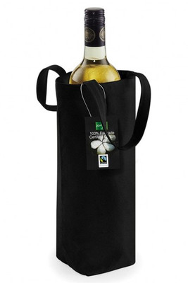 Westford mill W620 - Eco-Friendly Fairtrade Cotton Wine Bottle Carrier