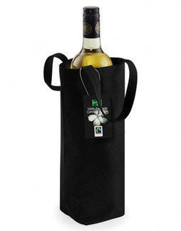 Westford mill W620 - Eco-Friendly Fairtrade Cotton Wine Bottle Carrier