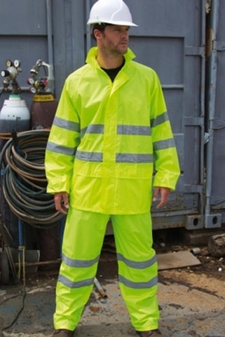 Result R216X - High Viz Waterproof Suit