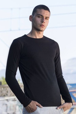 SF Men SF124 - Feel good long sleeved stretch t-shirt