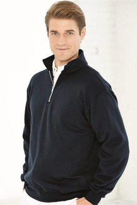 Bayside 920 - USA-Made Quarter-Zip Pullover Sweatshirt