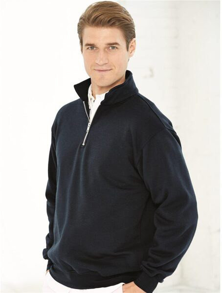 Bayside 920 - USA-Made Quarter-Zip Pullover Sweatshirt