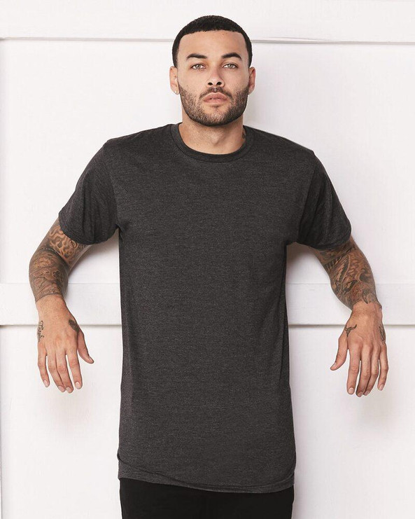 Bella+Canvas 3006 - Combed Cotton Longline Tee with Drop Tail