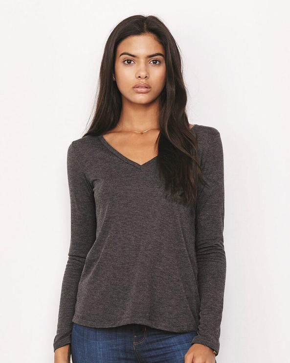 Bella+Canvas 8855 - Women's Flowy Long Sleeve Tee