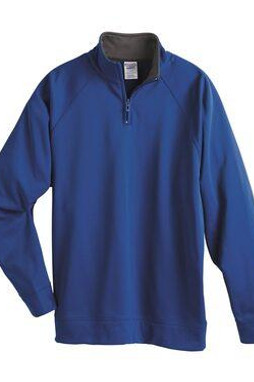 JERZEES PF95MR - 100% Polyester Fleece Quarter-Zip Cadet Collar Sweatshirt