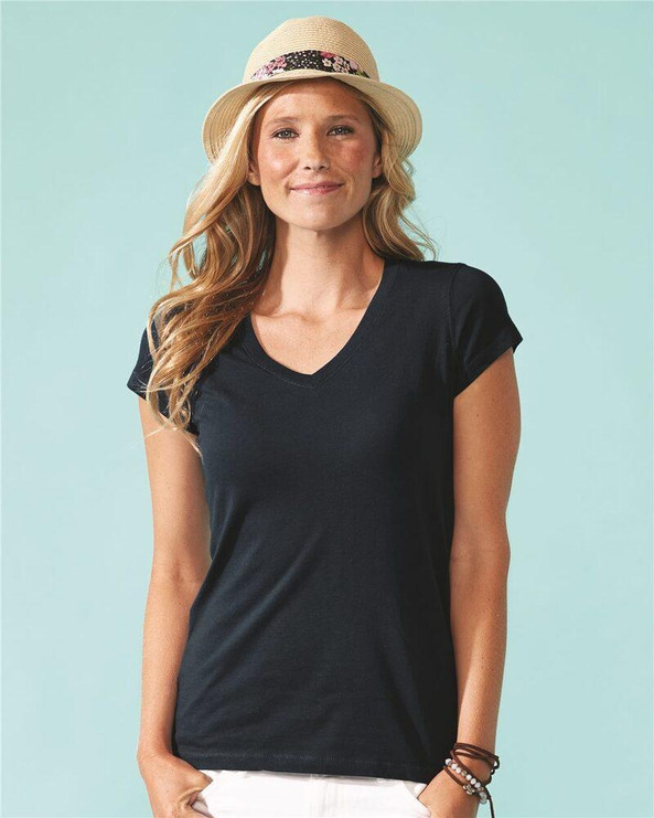 Next Level 6480 - Women's Sueded Short Sleeve V