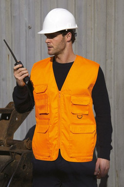 Result R045X - Gilet Multi-Poches Safari Pratique