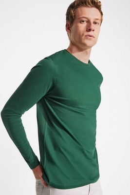 Roly CA1217 - Premium Cotton Long-Sleeve Tee with Reinforced Seams