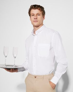 Roly CM5504 - AIFOS L/S Chemise à manches longues et col classique avec un bouton amidonné