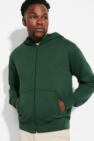 Roly CQ6421 - Veste à Capuche Montblanc avec Col Haut et Zip Complet