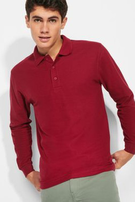 Roly PO5009 - CARPE  Long-sleeve polo shirt with ribbed collar and cuffs