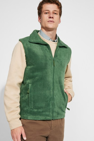 Roly RA1099 - BELLAGIO Fleece vest with polo neck and matching zipper