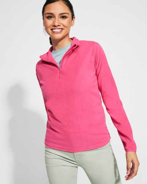 Roly SM1096 - Felpa Donna Microfleece Slim con Zip e Protezione Mento