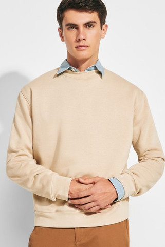 Roly SU1070 - CLASICA Classic sweatshirt with 1x1 elastane rib in collar