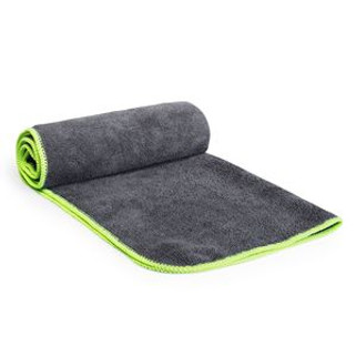 ORLY Beach towel in a two-colour design with practical elastic strap for easy folding - EgotierPro TW7100