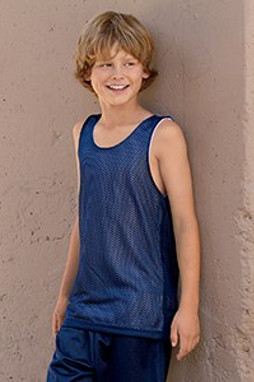 A4 N2206 - Youth Reversible Mesh Tank Shirt