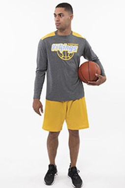 A4 N5296 - Lined 9" Inseam Tricot Mesh Shorts