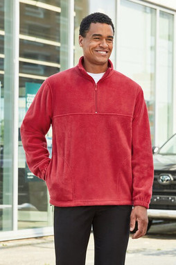 Harriton M980 - 8 oz. Quarter-Zip Fleece Pullover