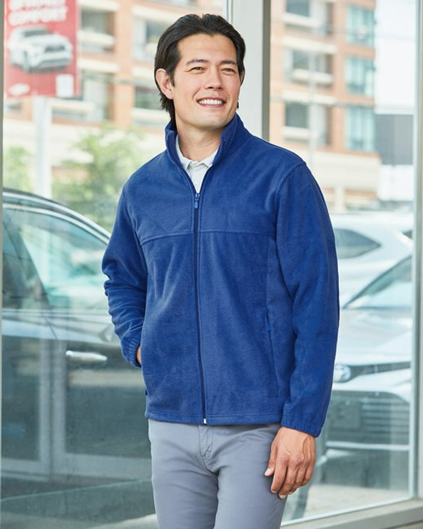 Harriton M990 - Men's 8 oz. Full-Zip Fleece