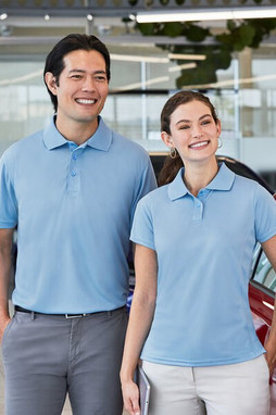 Harriton M315W - Ladies 4 oz. Polytech Polo