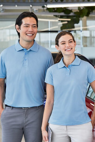 Harriton M315W - Ladies 4 oz. Polytech Polo