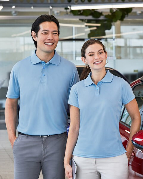 Harriton M315W - Ladies 4 oz. Polytech Polo