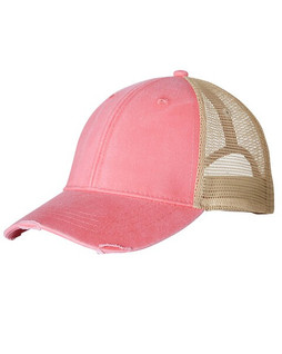 Adams OL102 - Gorra de camionero apenada teñida con pigmento de 6 paneles