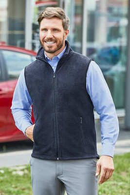 Harriton M985 - Harriton Midweight Breathable Fleece Vest