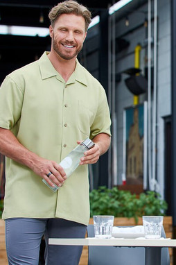 Harriton M570 - Mens Bahama Cord Camp Shirt