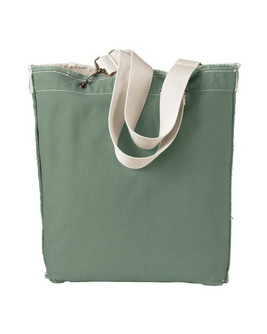 Authentic Pigment 1906 - 14 oz. Direct-Dyed Raw-Edge Tote