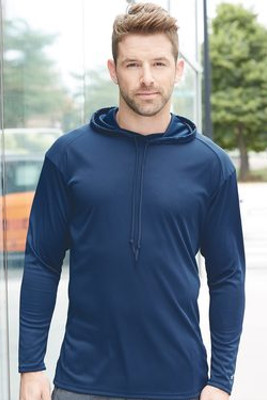 Badger 4105 - B-Core Long Sleeve Hooded T-Shirt