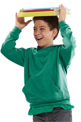 LAT 2296 - Youth Pullover Hooded Sweatshirt