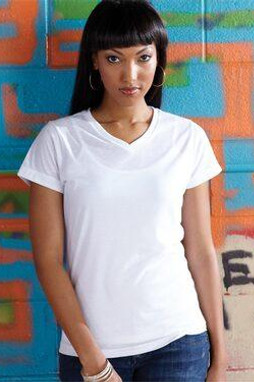 SubliVie 1507 - Womens V-Neck Polyester T-Shirt