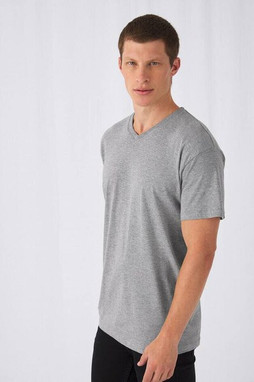 B&C BC163 - Mens T Shirt V-Neck 100% Cotton