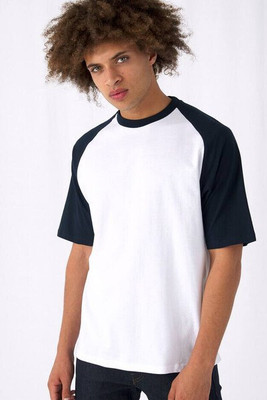 B&C BC230 - Contrast Raglan Sleeve Baseball T-Shirt