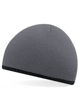 Beechfield BF44C - Two-tone beanie knitted hat