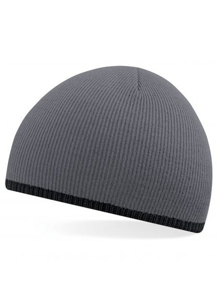 Beechfield BF44C - Two-tone beanie knitted hat