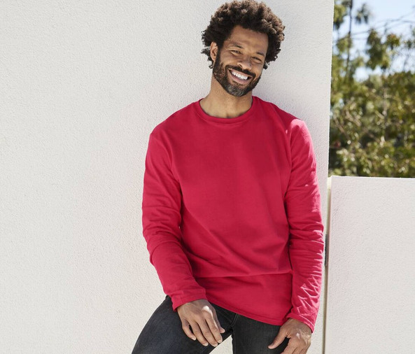 Gildan GN644 - Men's Premium Long Sleeve Cotton T-Shirt