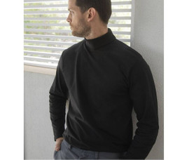 Henbury HY020 - Men's Turtleneck Long Sleeve T-Shirt